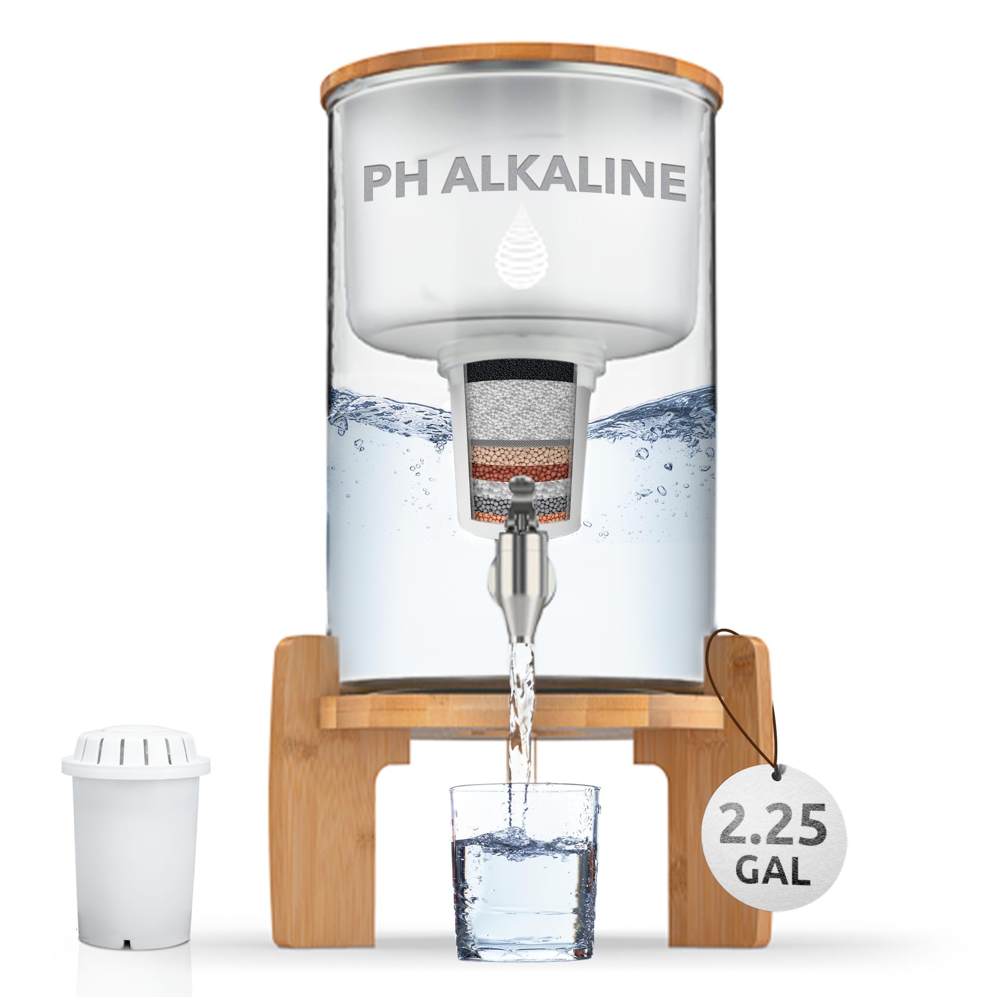 Invigorated Water pH Recharge Alkaline Dispenser