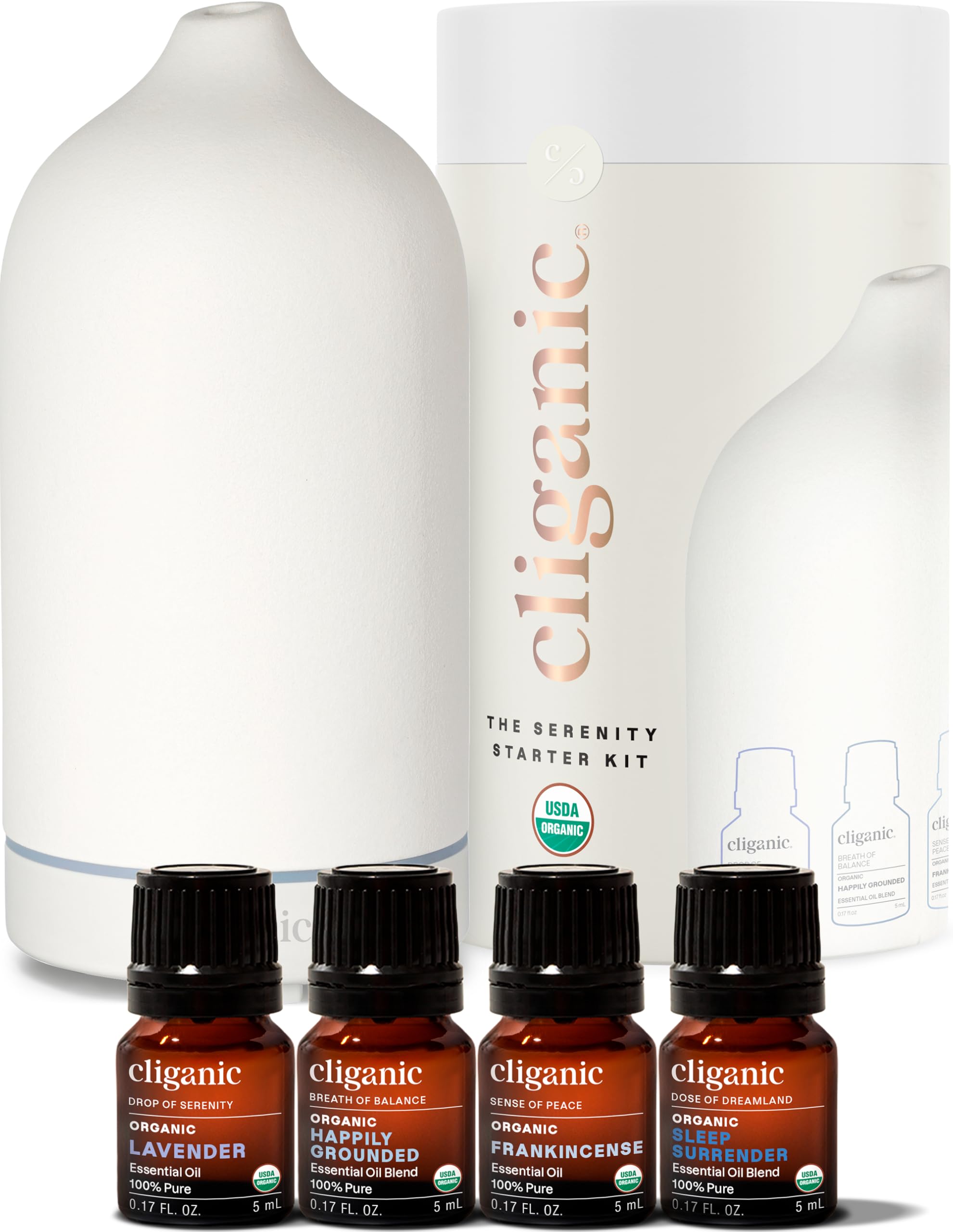 Cliganic Essential Oils Diffuser Set