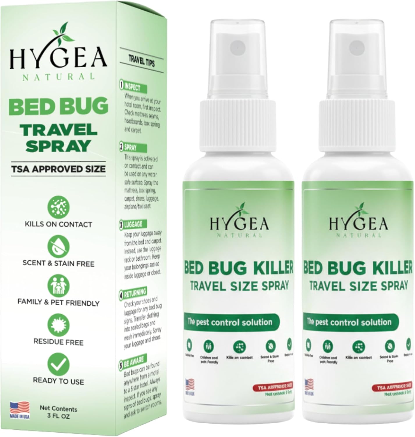 Lice, Mite & Bed Bug Killer Travel Spray