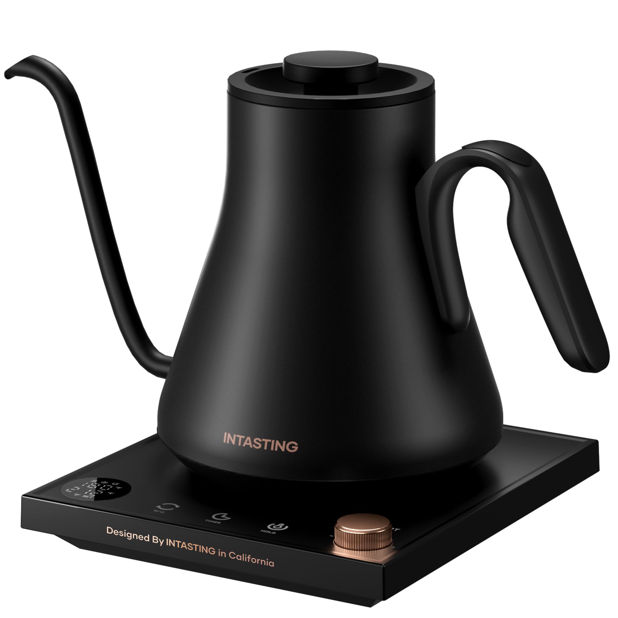Plastic-Free Gooseneck Electric Kettle