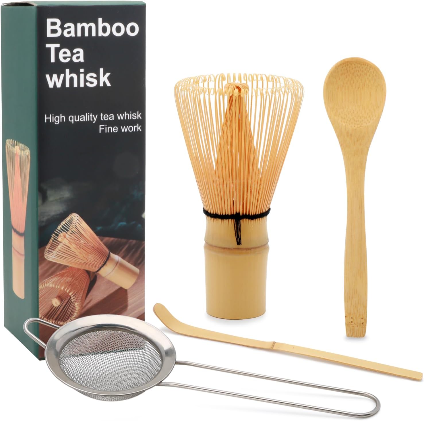 Bamboo Matcha Whisk Set